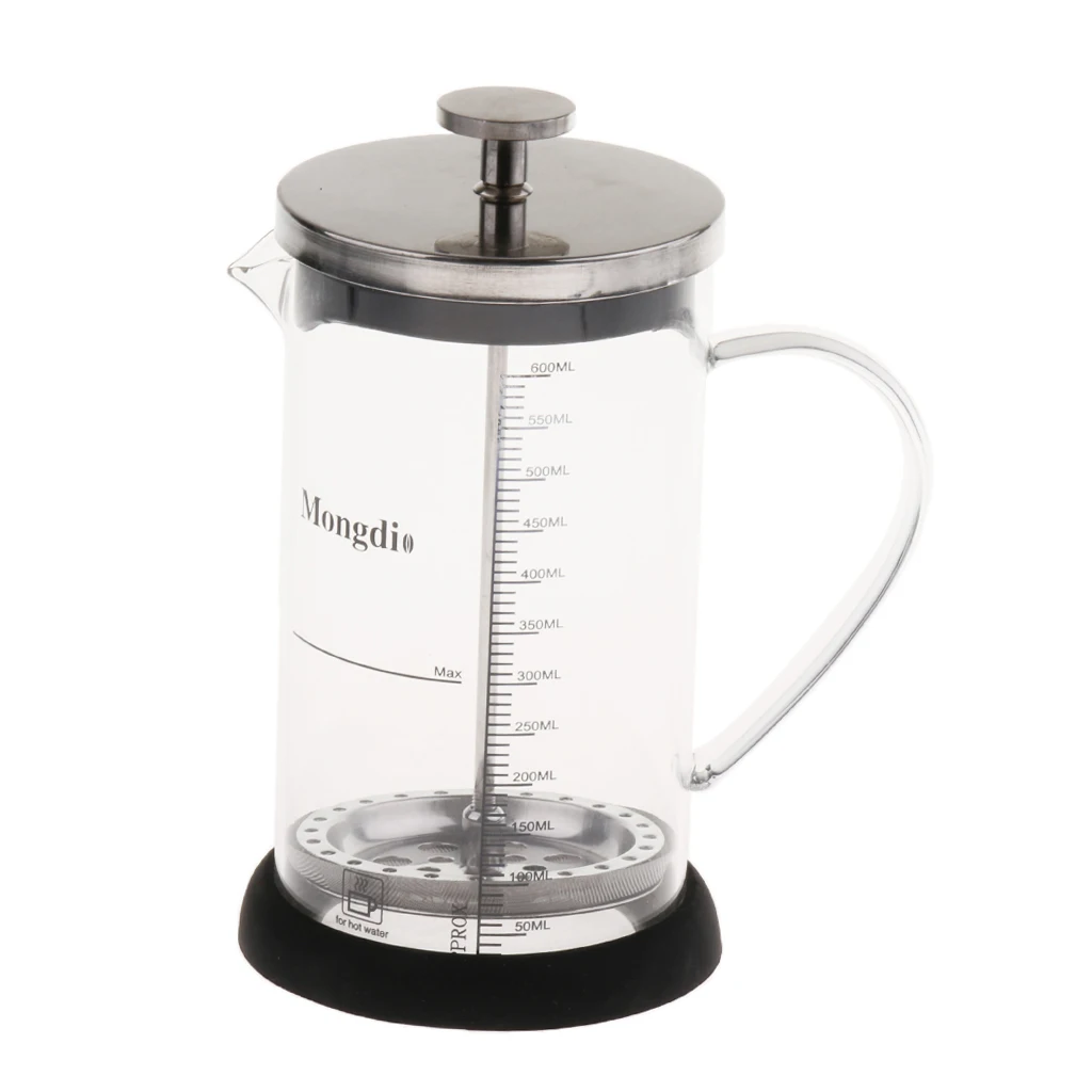 French Press 600ml Coffee Pot Coffee Maker Tea Pot with Filter / Strainer