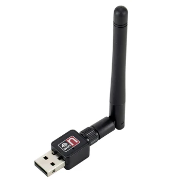

Mini Network Card USB WiFi Adapter 150mbps 2dBi PC WiFi Antenna WiFi Dongle 2.4G USB Ethernet WiFi Receiver
