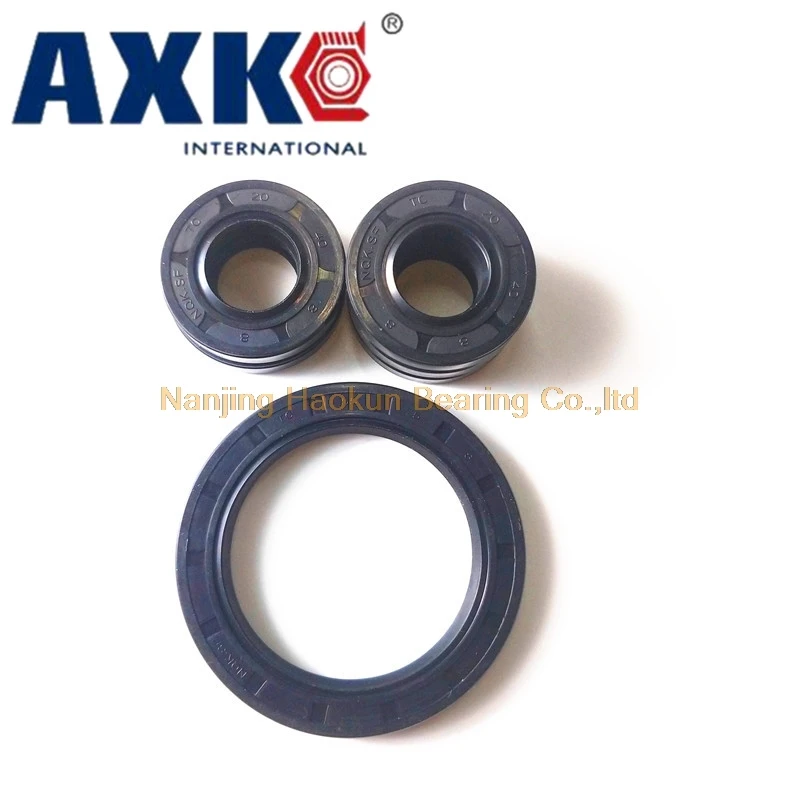 AXK 52x62x 7/10 52*70*8/9 52x70x 8/9 Нитриловая Резина NBR две двойные губы пружина TC кольцо