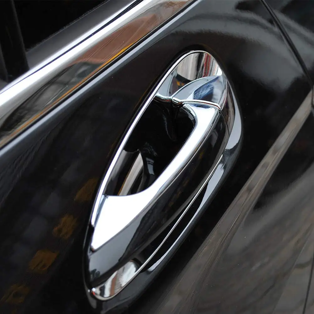 ABS Хромированная Автомобильная дверная ручка отделка для Mercedes Benz GLK/GL/ML/C класс W204 X204