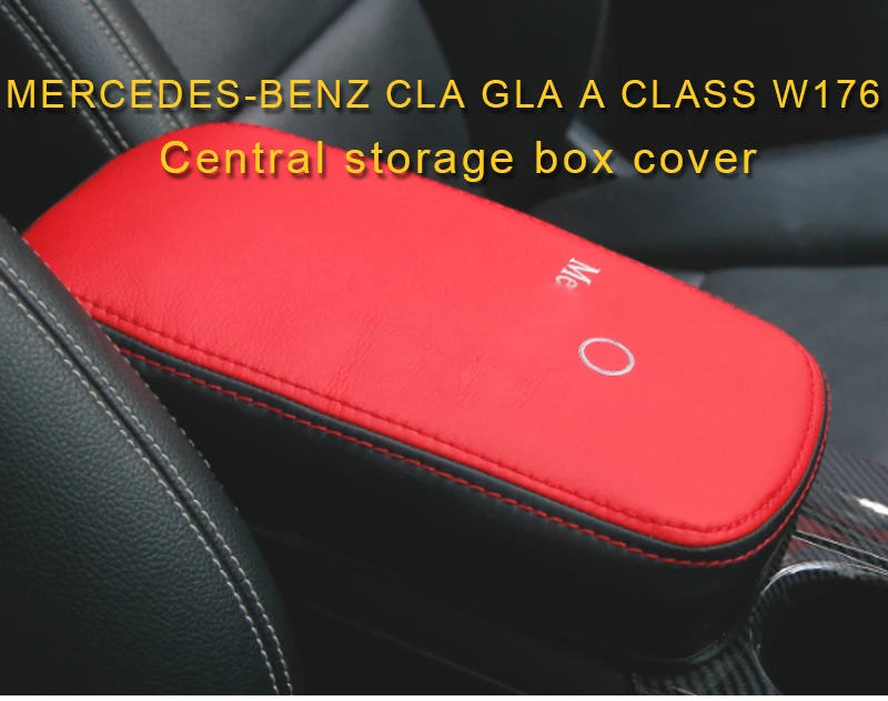 Для Mercedes benz A class GLA CLA w176 Авто центральный ящик для хранения крышка аксессуары