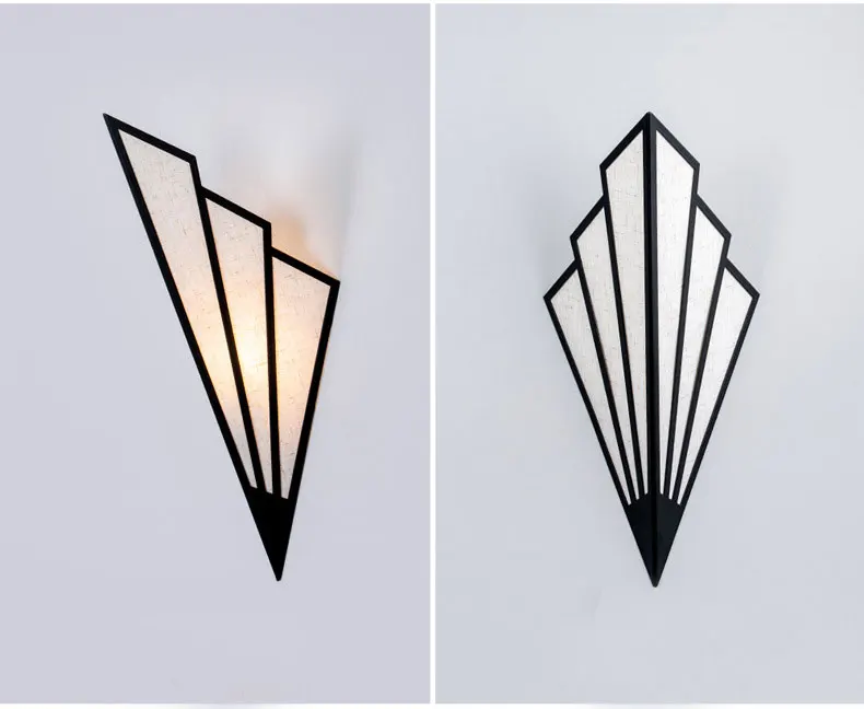 Modern LED Wall Lamps Simple Diamond Shape Wall Light for Bedroom Living Room Aisle Decorative Sconce Lighting Home Decor бра