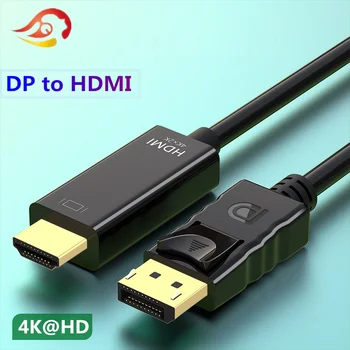 

DP to HDMI Cable 4K DisplayPort to HDMI Cable 1080P 60Hz DP 1.2 For Projector PS4 PC HDTV Lenovo Laptop Display Port to HDMI