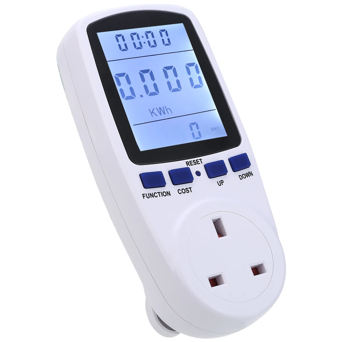 UK Plug-in Digital Voltage Wattmeter Electricity Power Analyzer Electronic Power Meter Energy Meters