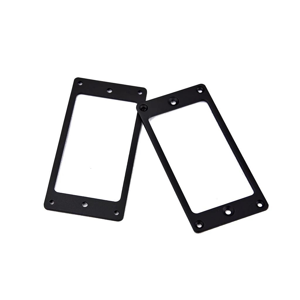 2pcs Metal Flat Humbucker Pickup Ring For LP Electric Guitar Replacement