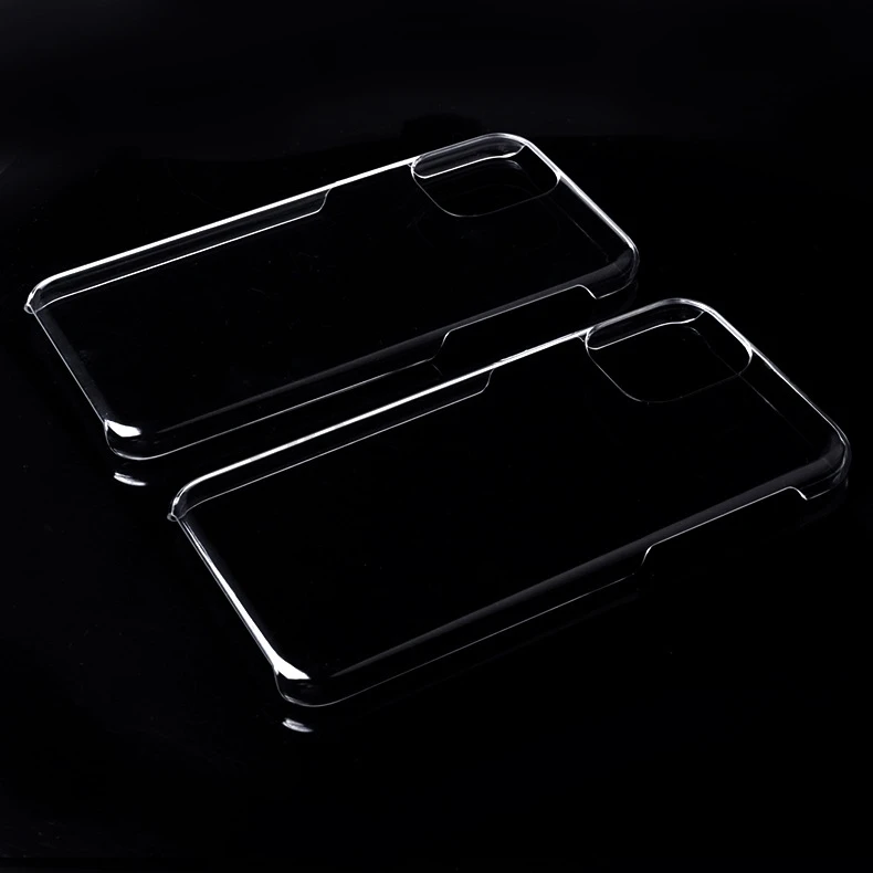 Тонкий прозрачный чехол для iPhone 11 Pro Max Crystal ультра жесткий пластиковый глянцевый защелкивающийся чехол для iPhone X XR XS Max Capa