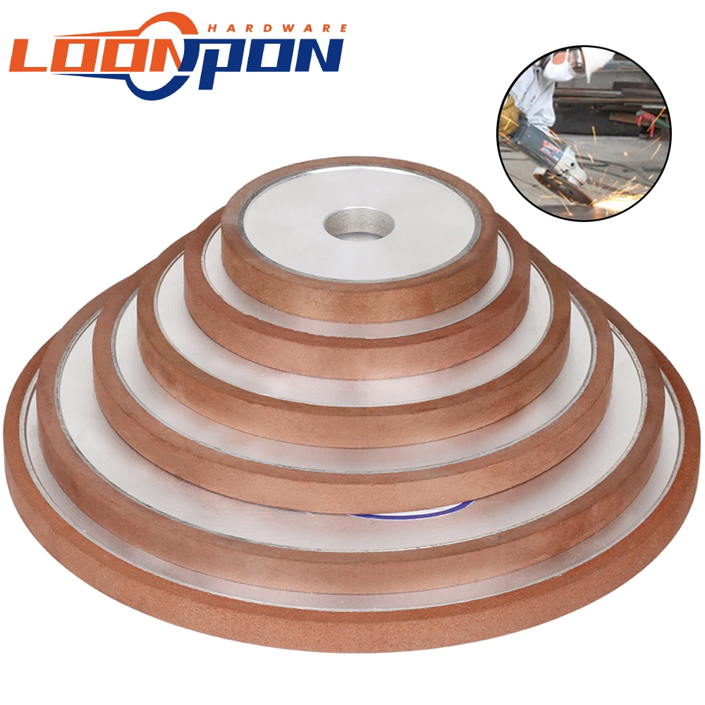 Flat Diamond Grinding Wheel 150mm parallel Grinding Circle for Tungsten Steel Milling Cutter Tool thickness 6-25mm