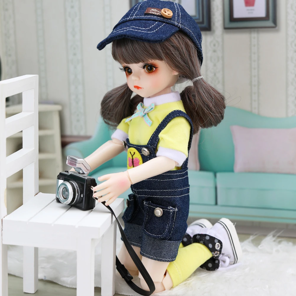 1/6Bjd кукла 30 см подарки для девочки 18 суставов кукла с одеждой DIY кукла лучшие подарки ручной работы игрушка косметика