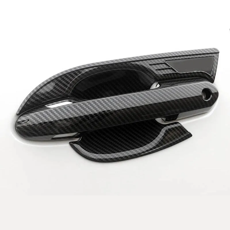 

ABS Chrome Car Door Handle Cover Door Handle Outer Bowl Protective Trim Car Accessories For Toyota RAV4 RAV-4 2019 2020