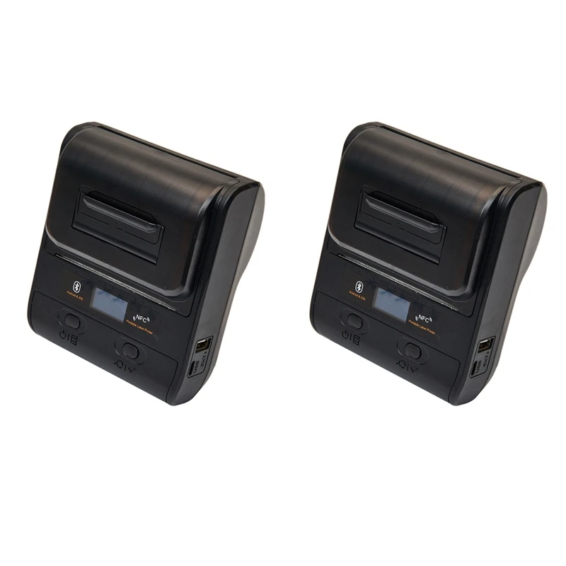 80 мм Термопринтер для этикеток Bluetooth принтер смарт-Штрих-код или qr-принтер Android и