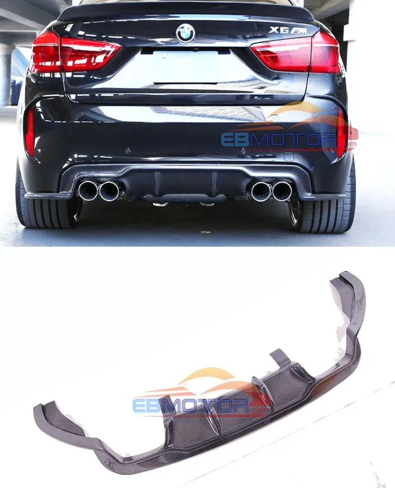 Задний диффузор из настоящего углеродного волокна для BMW F85 X5M F86 X6M 2015UP B469