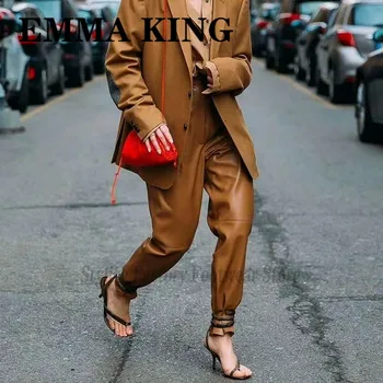 

EMMA KING luxury alphabetical print mixed color short boot women pointed toe strange style heel fashion personality ankle boot