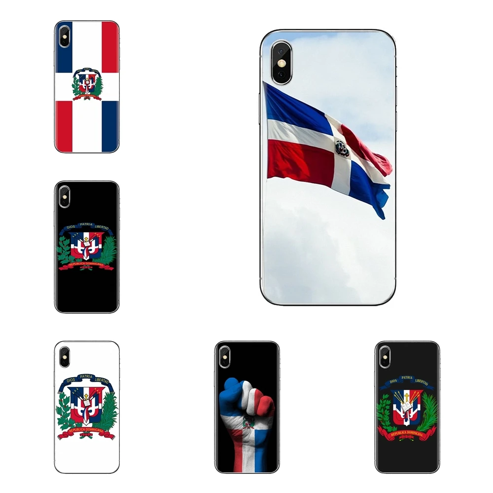 

Transparent Soft Cases Covers dominican republic flag For iPod Touch Apple iPhone 4 4S 5 5S SE 5C 6 6S 7 8 X XR XS Plus MAX