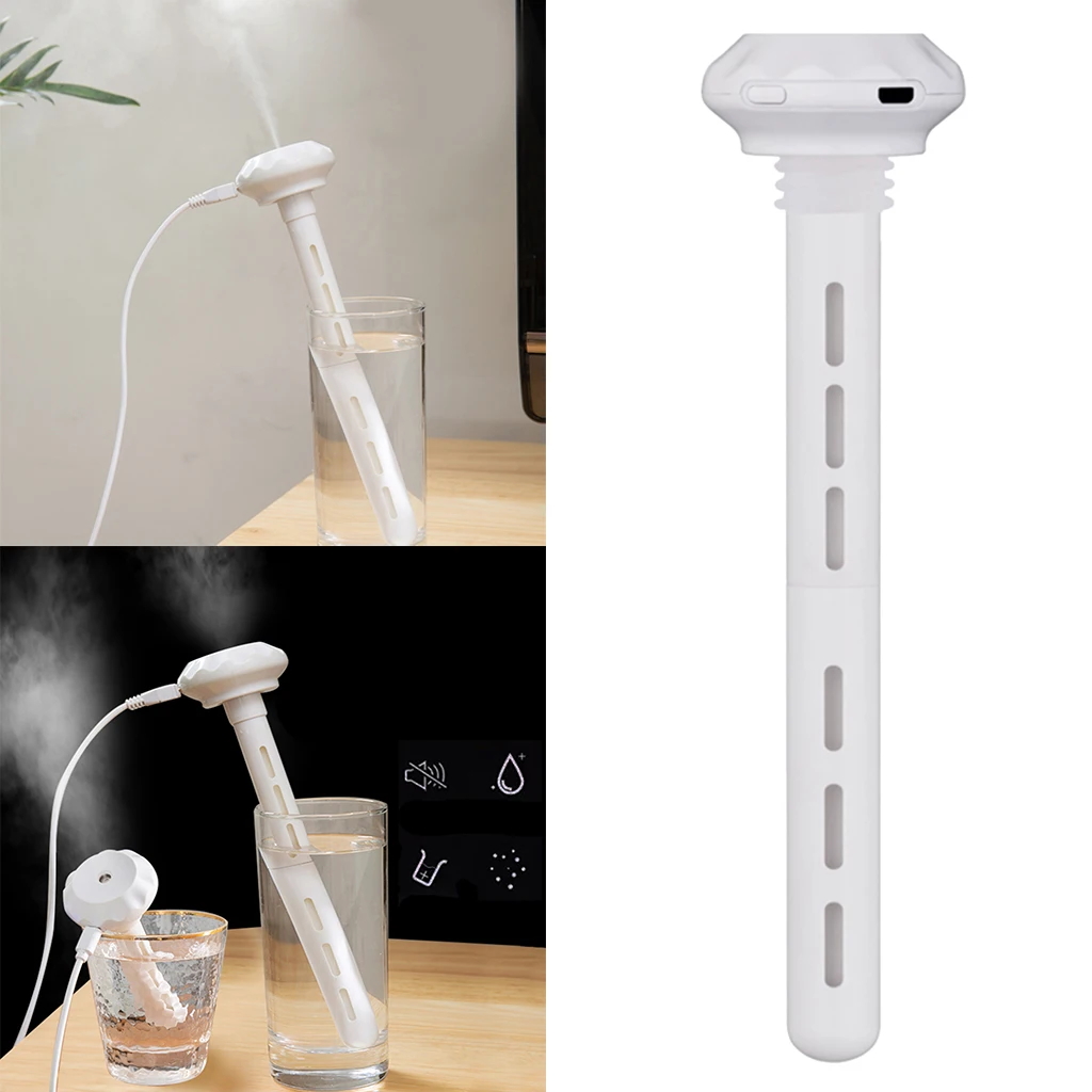 USB Portable Air Humidifier In-bottle Aroma Diffuser Cool Mist Maker Night Light For Car Office Home Humidification Detachable