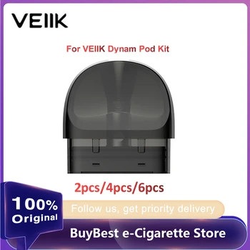 

2pcs/4pcs/6pcs Original New VEIIK Dynam Pod With 2ml Capacity & Inbuilt 1.2ohm Coil Resistance for VEIIK Dynam Pod Kit E-cig Pod