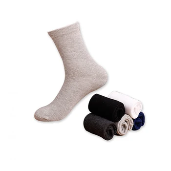 

Spring Autumn Business Socks Men Cotton Men's Solid Color Socks Breathable Deodorant Tube Men 5Pairs/lot=10pieces