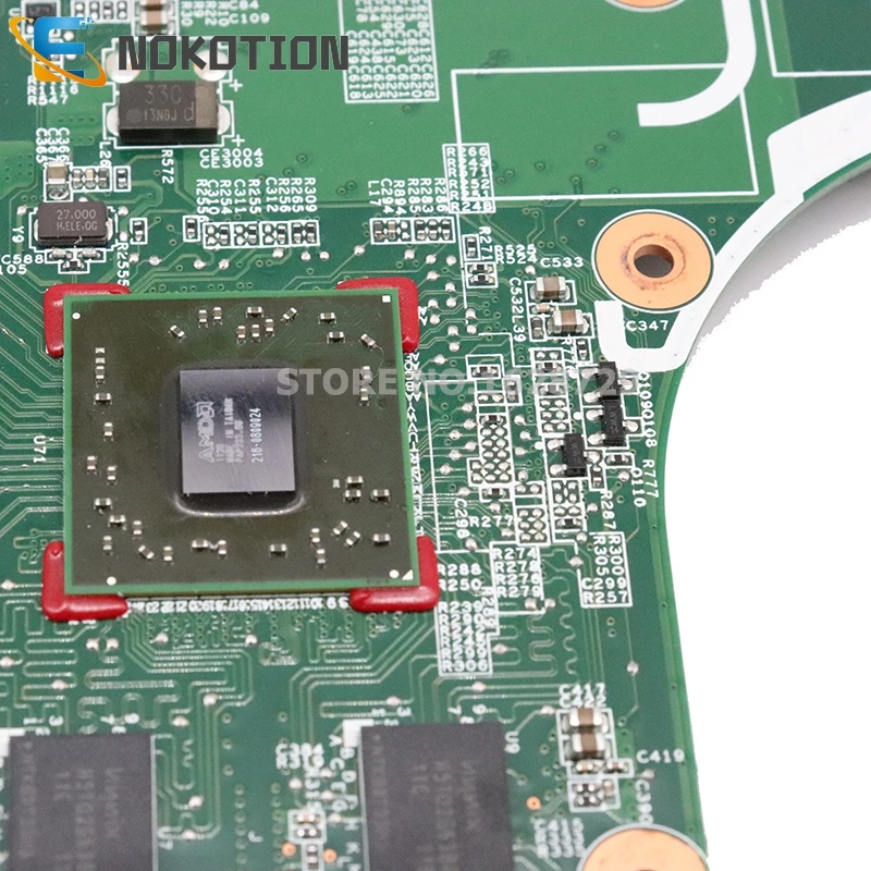 NOKOTION 646967-001 для HP EliteBook 8560 P материнской QM67 Видеокарта ATI DDR3