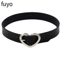 Femme noir Punk collier ras du cou en cuir Pu Goth Rivets collier ras du cou Pendientes fête Club Sexy gothique Femme bijoux 6