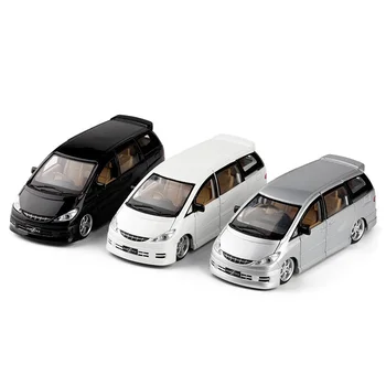 

JACKIEKIM 1:32 Toyota Previa Estima Sound & Light Pullback Diecast Model Car