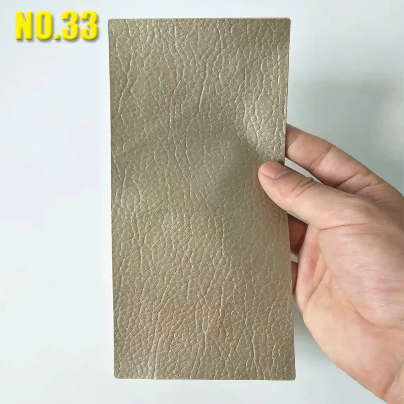 1 шт., 10x20 см, кожаные нашивки, самоклеющиеся, без глажки, для ремонта дивана, кожа, ПУ, ткань, наклейки, нашивки - Цвет: NO.33
