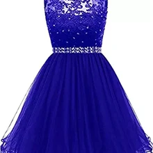 BM новые синие Короткие бальные платья Бисер Тюль Выпускной Коктейльные Вечерние платья Vestido de Formatura BM195