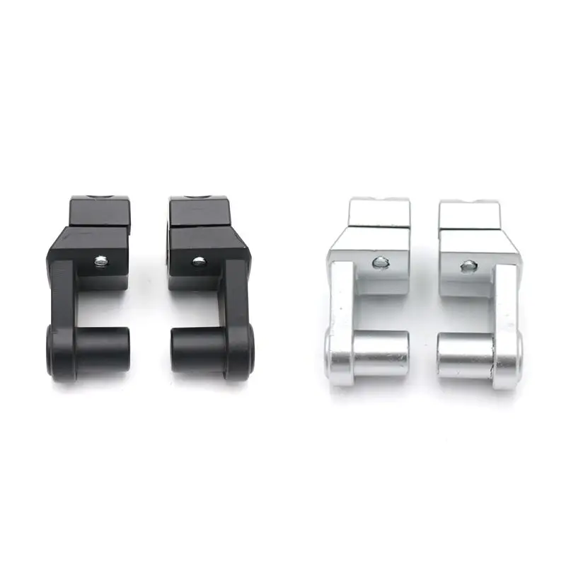 2 шт. зажимы руля мотора мотоцикла Серебряный/черный стояк 22 мм 28 мм для Suzuki для Yamaha для Honda Для KTM рамка из алюминиевого сплава