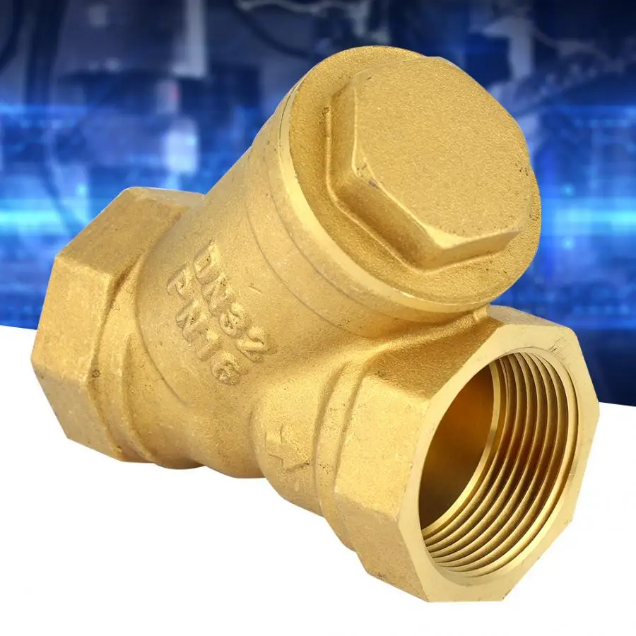 DN32 G1/4 дюйма фильтр Y тип Латунь Внутренняя резьба Соединительный фильтрационный клапан