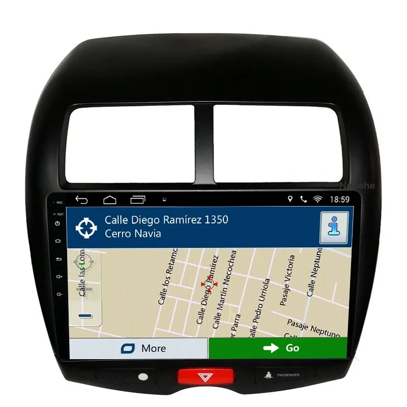 Автомобильный dvd плеер 2DIN Android 9 0 для Mitsubishi ASX автомобильное радио мультимедийный