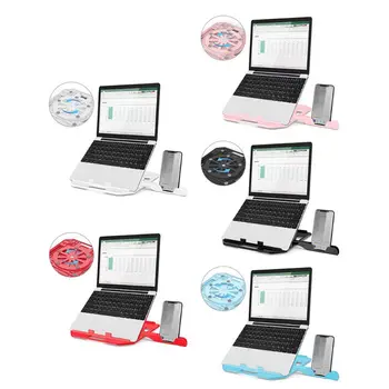 

Adjustable Laptop Stand 360 Degree Rotary Bottom Notebook Cooling Pad Bracket Foldable Mount Phone Holder