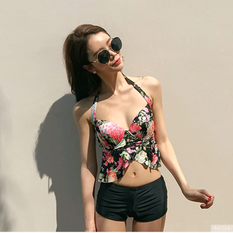 

2019 New Style Underwire Bikini Split Type Swimsuit Women's