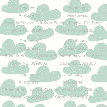 

BABY Blue Clouds Bedding Decoration Diy Fabrics Patchwork Quilting Sewing Cloth Craft Tissue Home Textile