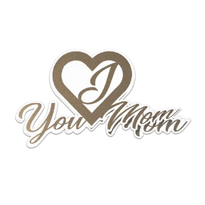

Naifumodo Letter You Mom Heart Metal Cutting Dies for Card Making Scrapbooking Dies Embossing Cuts Stencil Craft New 2019 Dies