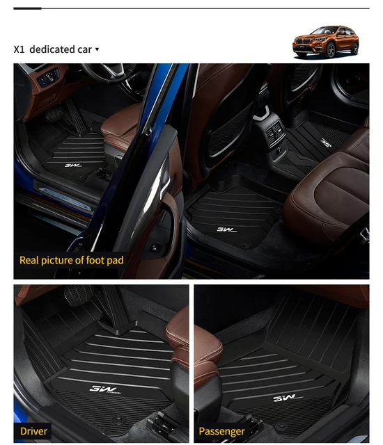 3w Full Tpe Floor Mats For Bmwx1 X2 X3 X4 X5 X6 X7 3i M5, 60 OFF