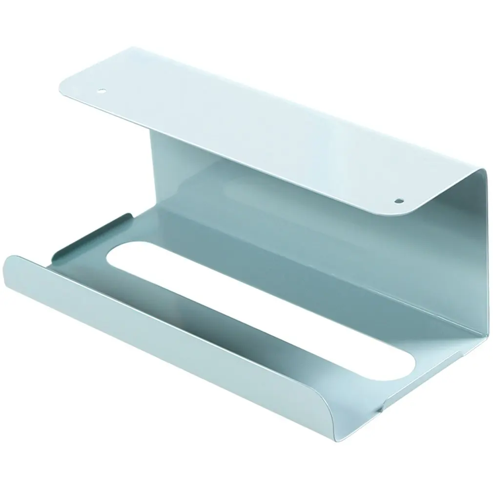 

Wall Mounted Hanging Rack Roll Paper Towel Holder Bathroom Toilet Supplies