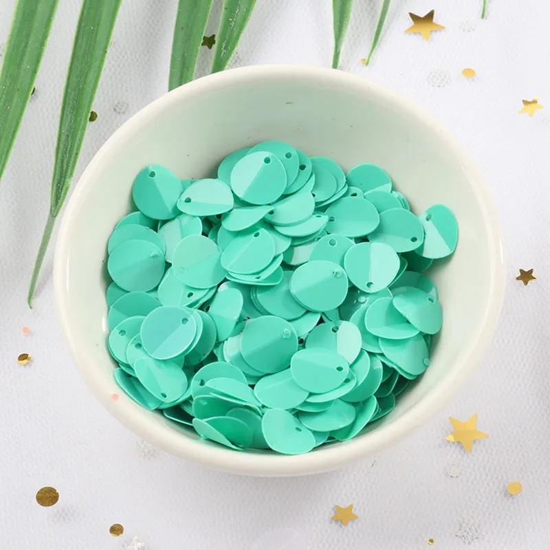 Sequins For Crafts 10g/lot 10mm Oval Fold Sequin Matte Mixed Colors Sequins Paillettes DIY Wedding Craft,Lentejuelas Jewelry Making Accessories