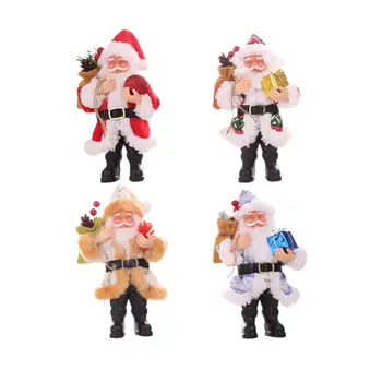 

Resin Santa Claus Decorations/Christmas Standing Doll Ornament/XMAS Decor/Festival Atmosphere Scene Arrangement/Home Dressing