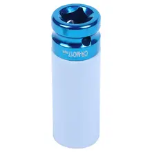 3 шт. 1/2 дюйма 17 мм 19 мм 21 мм сплав тонкие настенные Колесные гайки Глубокий удар гнездо привода набор