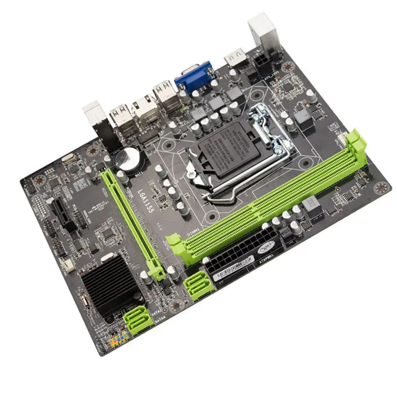 H61 Desktop Motherboard Lga1155 M Atx For Core I3 I5 I7 Cpu Support Ddr3 Memory With 5
