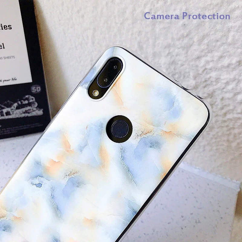 Мраморный чехол для Xiaomi Redmi Note 7 мягкий из ТПУ задняя крышка Remdi 6 Pro 5 Mi 8 Lite 9|Бамперы|