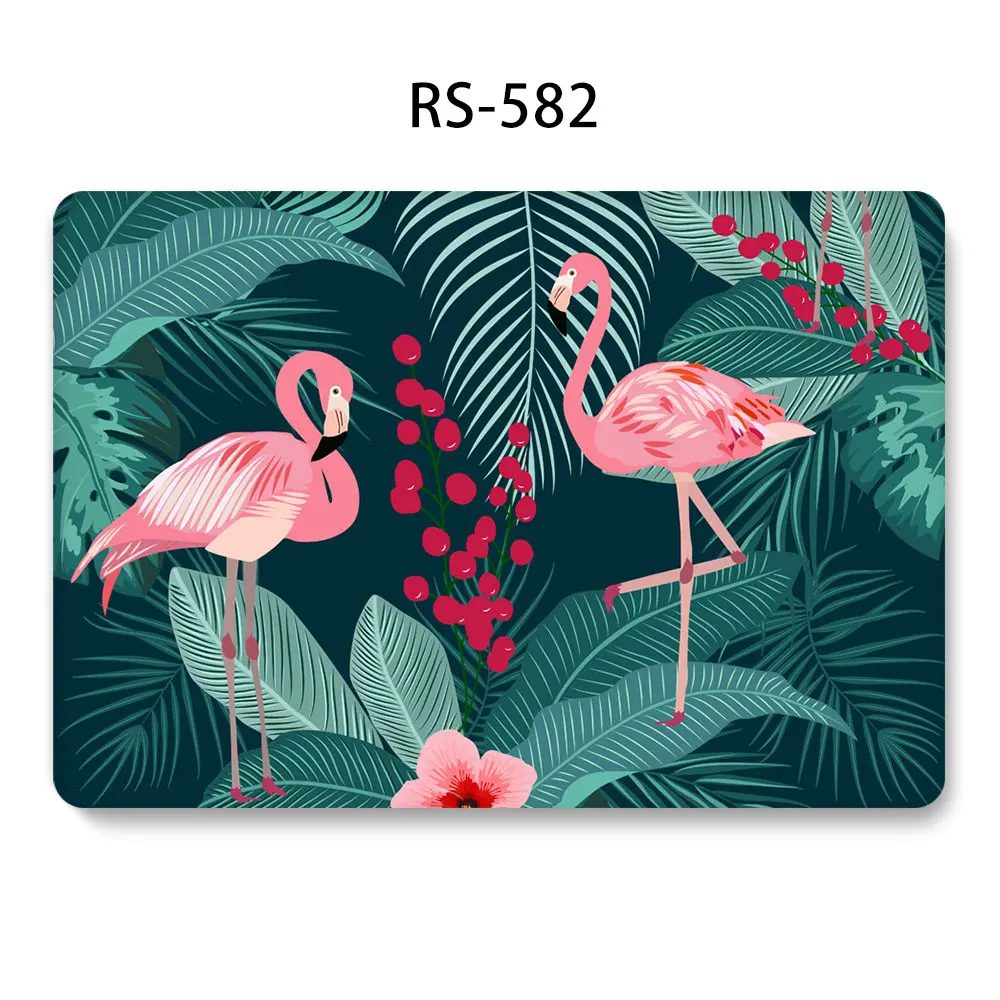 3D чехол для macbook Air Pro retina 13 15 touch bar A2159 A1706 чехол для ноутбука macbook Touch ID Air 13 A1932+ крышка клавиатуры - Цвет: 579