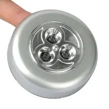 3 светодиодный сенсорный датчик света светодиод ночник шкаф свет кухня спальня Беспроводной магнитный коридор шкаф лестничные светильники