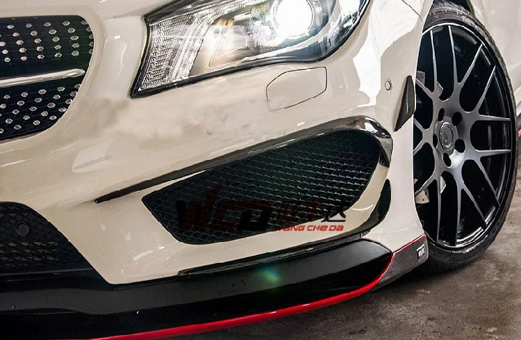 Подходит для Benz CLA дефлектор CLA260 250 cl45 W117 REVOZPORT карбоновое волокно голова ветер воздушный нож модификация