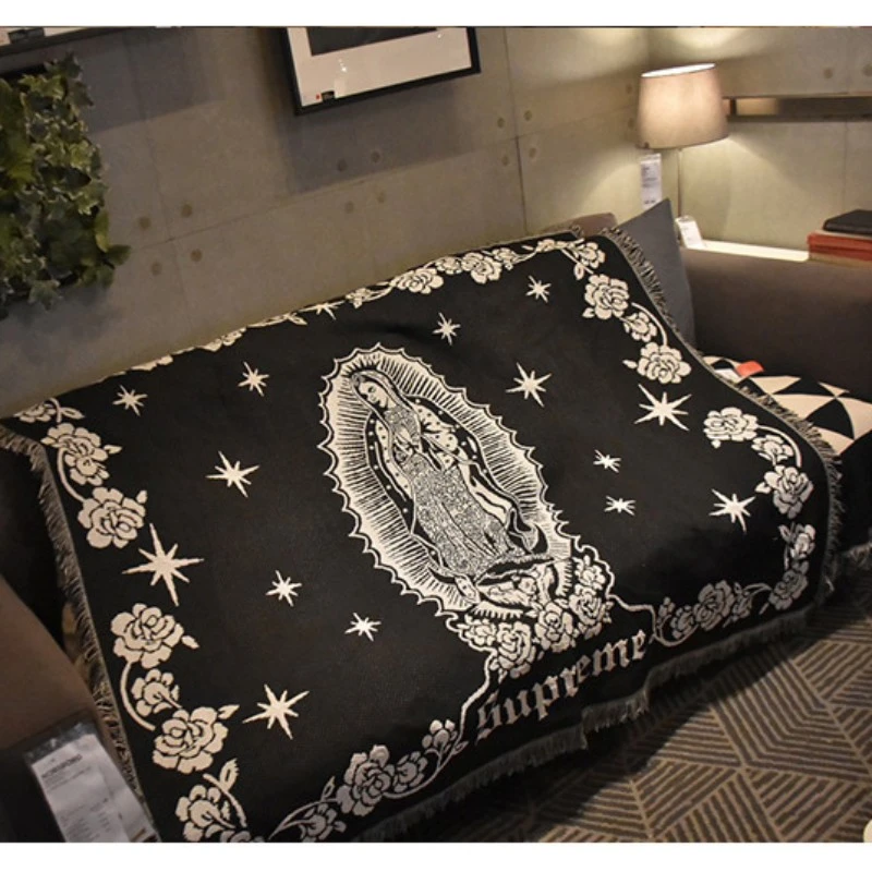 supreme virgin mary blanket blackインテリア/住まい/日用品