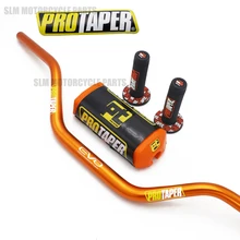 Оранжевый 1 1/" Жир Бар 28 мм руль+ ручки+ барная накладка Мотоцикл MX Мотокросс яма Байк подходит для KTM EXC CRF YZF250 KLX RMZ