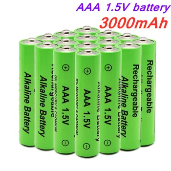 

3000mAh AAA Battery 1.5V Alkaline AAA rechargeable battery for Remote Control Toy light Batery free shipping