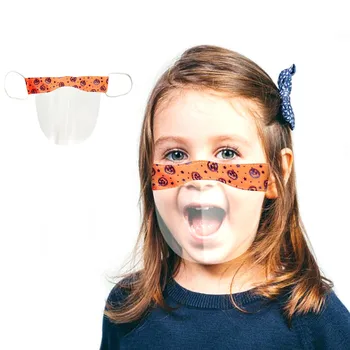 

Child Shield Washable Reusable Comfortable Mask Transparent PVC Visual Mask Reuseable Face Mask Mouth Cover Washable Mouth Mask