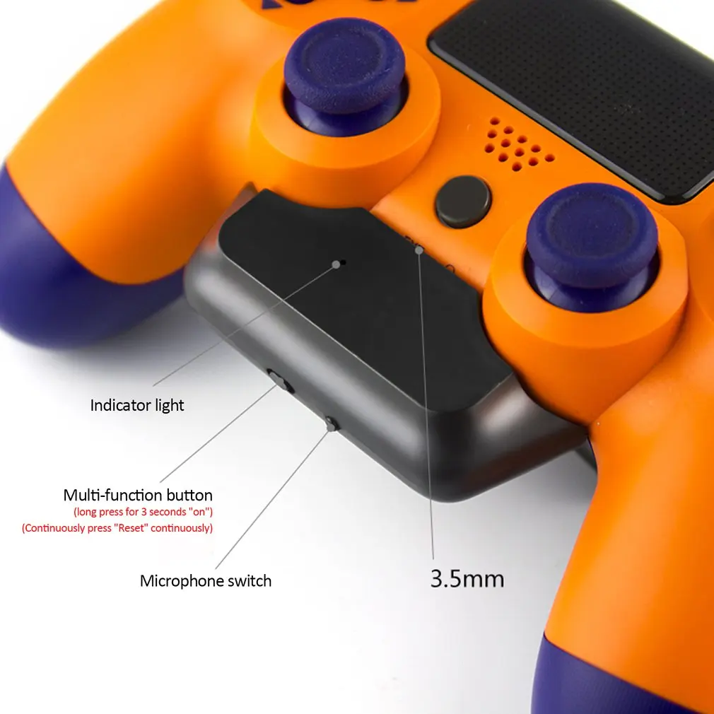 PS4 контроллер беспроводной Bluetooth V5.0 аудио адаптер наушники гарнитура ресивер 15 м