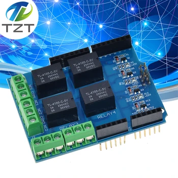 

4 channel 5v relay shield module, Four channel relay control board relay expansion board for arduino UNO R3 mega 2560