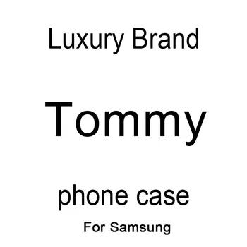 

Maiya LUXURY brand tommy Black Soft Silicone Phone Case Cover for Samsung S 8 7 6 6edge 9 10 20 plus