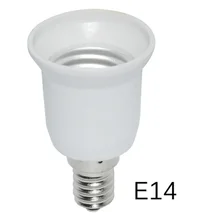 Супердешёвый светодиодный адаптер E14 к E27 конвертер-розетка патрона лампы лампочная держатель блок питания шкетер расширение использования лампы